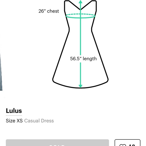 Lulu’s bridesmaids blue dress - Picture 3 of 3